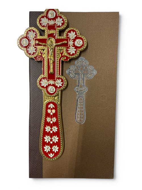 Crucifix lemn și metal
