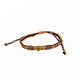 Brǎțarǎ ațǎ croşetatǎ cu cruce aurie.  OT08-103