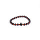 Brǎțarǎ elastic bile carbune si cruce hematit.  OT08-55