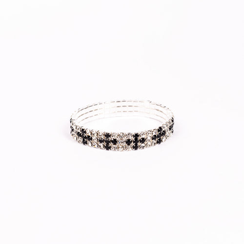 Brǎțarǎ elastic ştras  4 culori.  AB84-1