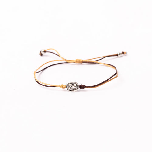 Brățară ață cu cruce metal.  OT08-65