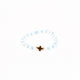 Brǎțarǎ elastic cu cruce aurie hematit.  OT08-179
