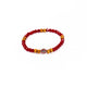 Brǎțarǎ bile fațetate/lemn cu cruce metal.  AB200-30