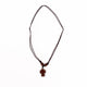 Colier şnur cu medalion cruce lemn.  OT08-34