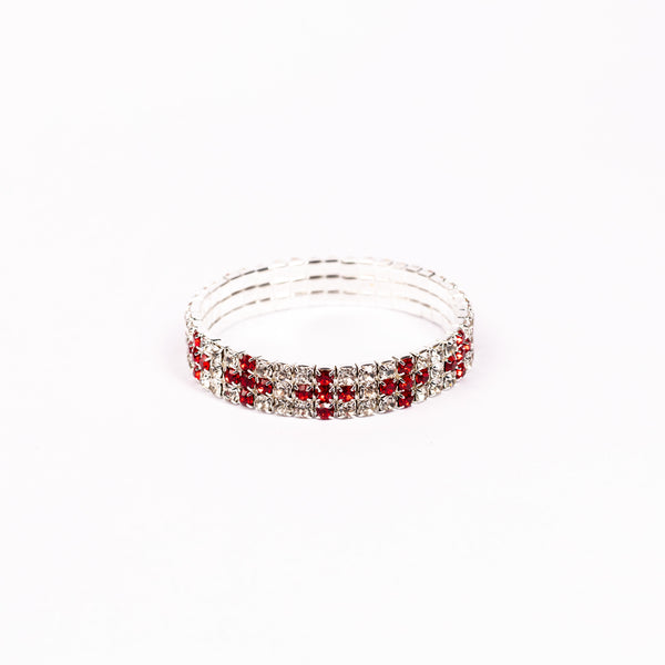 Brǎțarǎ elastic ştras  4 culori.  AB84-1