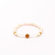 Brǎțarǎ elastic bile marmorate+fațetate si cruce metal aurie.   AB200-33