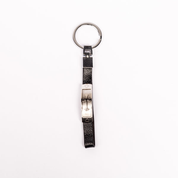 Breloc cheie din piele cu cruce metal.   OT30-9