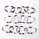 Brǎțarǎ elastic bile perlǎ si cruce metal.  AB100set