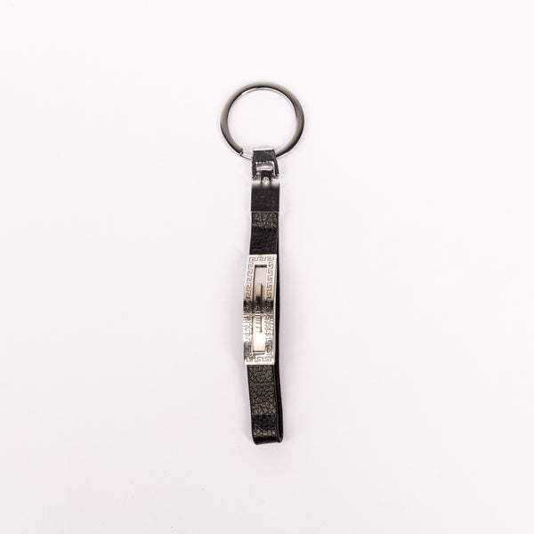 Breloc cheie din piele cu cruce metal.   OT30-9