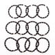 Brățară bile hematit, piatră și medalion metal.  AB01-5