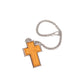 Colier lanț cu cruce mare lemn pectoralǎ.   OT08-139