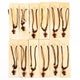 Colier şnur cu medalion cruce lemn.  OT08-34