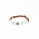 Brǎțarǎ elastic bile marmorate/lemn.  AB200-35