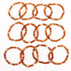 Brǎțarǎ elastic cu cruce metal aurie cu ştras. OT33-241