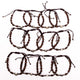 Brǎțarǎ ațǎ bile lemn si cruce metal.  OT08-120