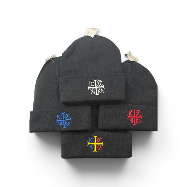 Căciulă brodată NIKA 4 culori/set