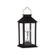 Felinar solar negru cu cruce LED