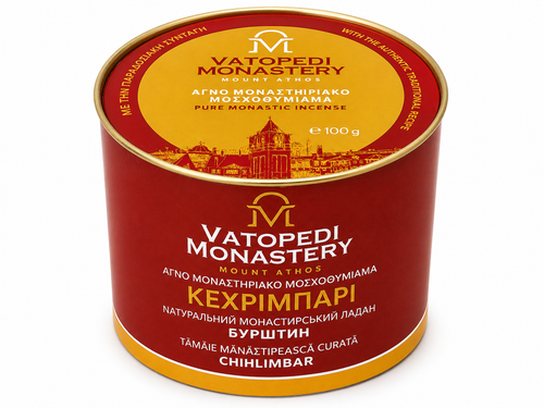 Tămâie de la Mănăstirea Vatoped 100gr-Chihlimbar