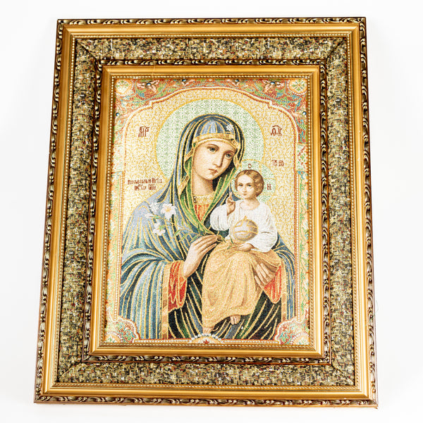 Icoana goblen MEDIE 50X40 cm.     TMB12-A