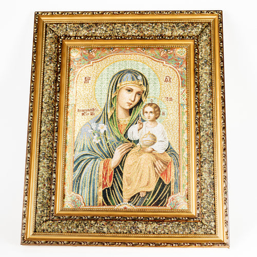 Icoana goblen MEDIE 50X40 cm.     TMB12-A