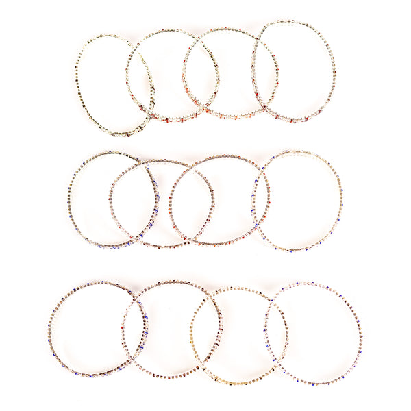 Brǎțarǎ elastic ştrasuri cu cruce.  TX18-1