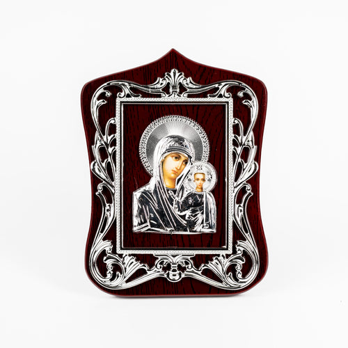 Icoana lemn și metal 18X14cm.  OT03-26