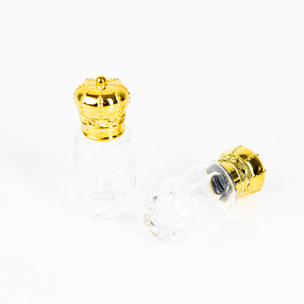 Sticluță mir cu capac mitra auriu.  AB97-4