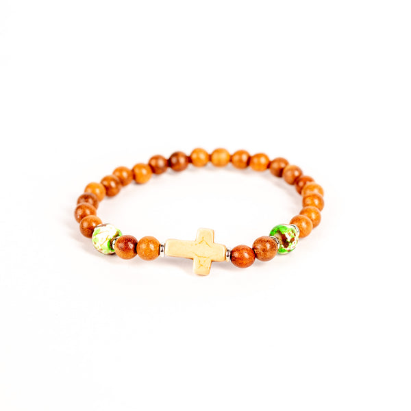 Brațarǎ elastic cruce marmoratǎ.  OT08-168