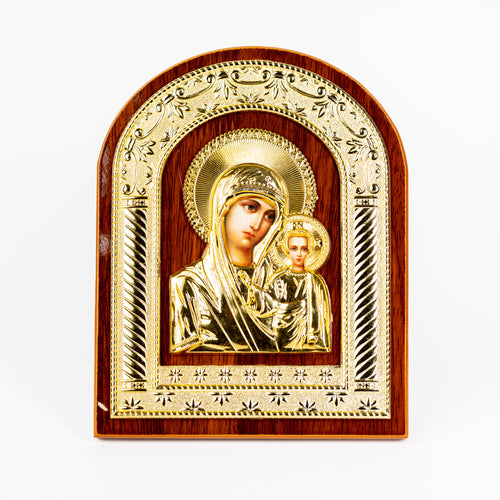 Icoana lemn și metal 24X19 cm.   OT03-28