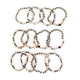 Brǎțarǎ elastic bile hematit si cruce metal.   OT33-313