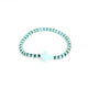 Brǎțarǎ elastic bile piatrǎ si distanțier hematit.  BB04-23