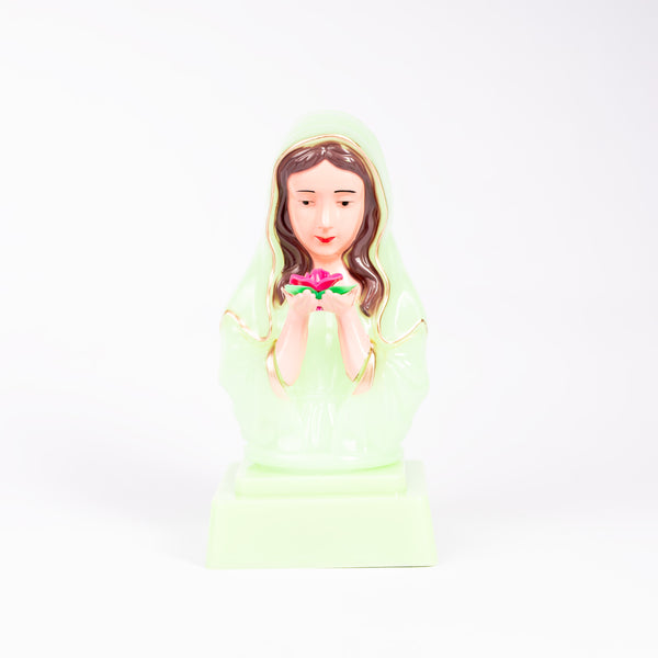 Statuetǎ Maica Domnului fosfor cu baterii.  OT64-100