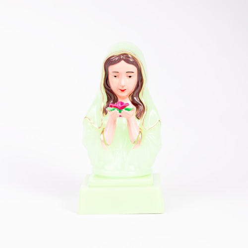 Statuetǎ Maica Domnului fosfor cu baterii.  OT64-100