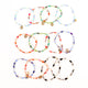 Brǎțarǎ elastic bile cristial si cruce inox.  AC81-1
