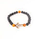 Brǎțarǎ elastic bile lemn si cruce lemn.   OT08-25