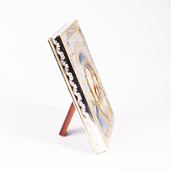 Icoanǎ stil bizantin Maica Domnului cu Pruncul. 15X12