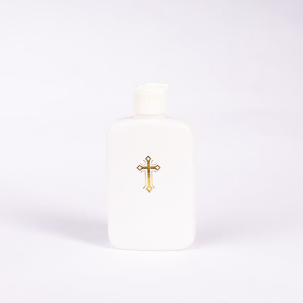 Sticlǎ pentru aghiasmǎ de plastic.