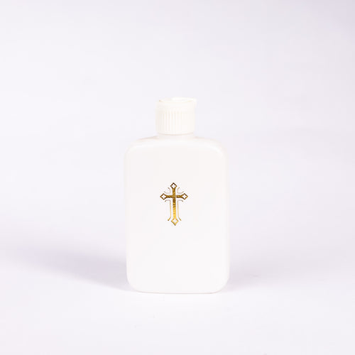 Sticlǎ pentru aghiasmǎ de plastic.