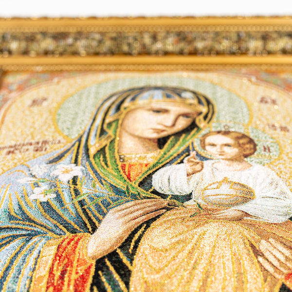 Icoana goblen MEDIE 50X40 cm.     TMB12-A