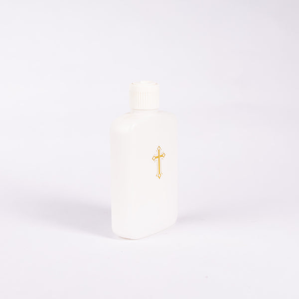 Sticlǎ pentru aghiasmǎ de plastic.