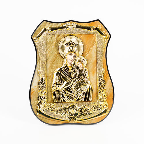 Icoana sidef și metal.  OT03-2