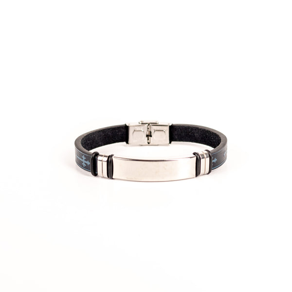 Brațarǎ bǎrbați din piele.  ABB06-11