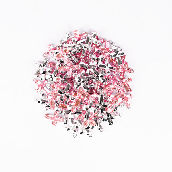 Cruciulițe botez roz.