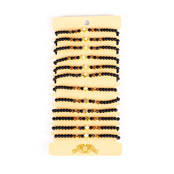 Brǎțarǎ terminatie ațǎ cu cruce cupru.   OT08-140