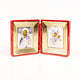 Iconițǎ diptic din plastic 7X13 cm.    AC11-5